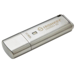Kingston IronKey Locker+ 50 - Chiavetta USB - crittografato - 128 GB - USB 3.2 Gen 1